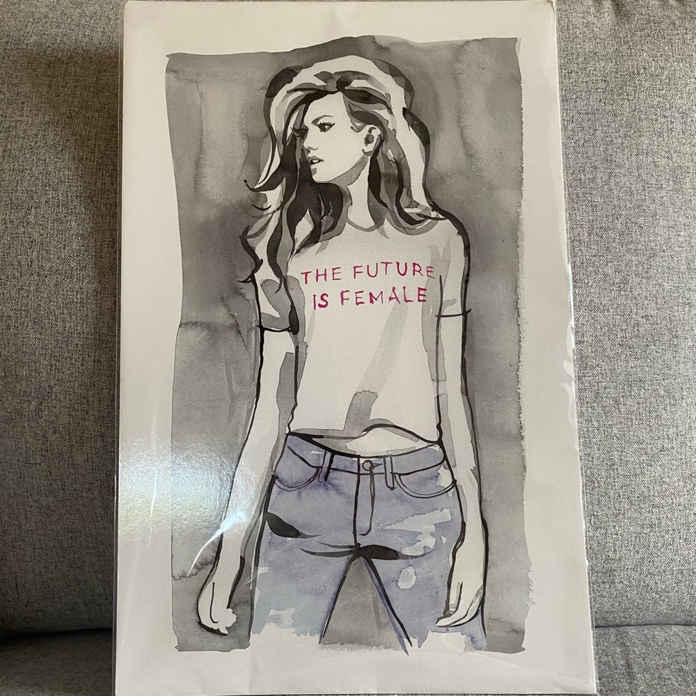 The Future Is Female Wall Art Print